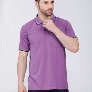ARRAY Men Polo Collar Pockets Tshirt with Mask