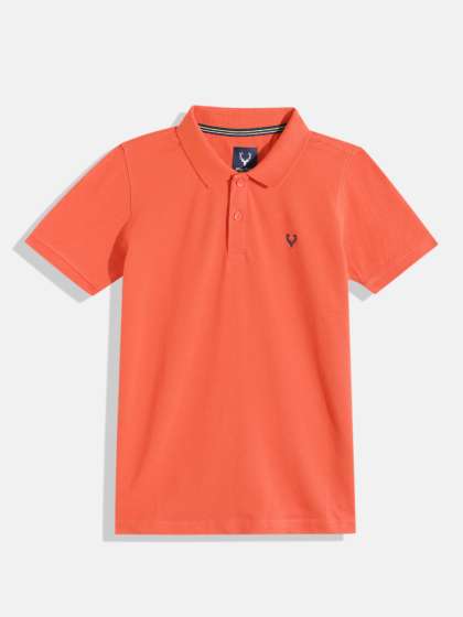 Allen Solly Junior Boys Brand Logo Polo Collar Tsh