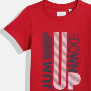 Allen Solly Junior Boys Typography Printed Pure Co