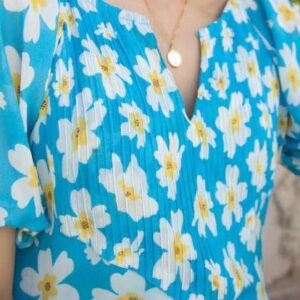 Anasi Clothing Floral Print Georgette ALine Midi D