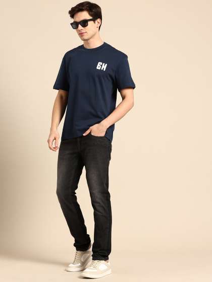 Being Human Brand Logo Printed DropShoulder Sleeve