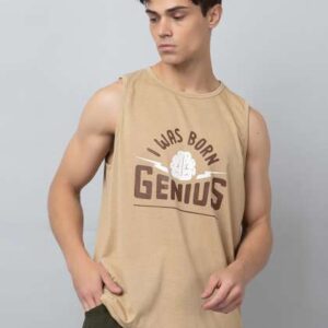 CHKOKKO Round Neck Typography Printed Regular Fit