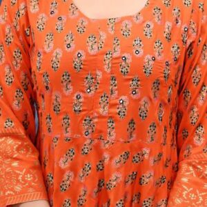 Cloth Bites Printed Fit Flare Midi Dress