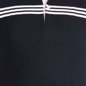 Clothe Funn Boys Striped Polo Collar Monochrome Co