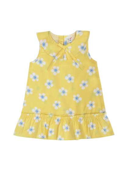 Clothe Funn Floral Printed Sleeveless A Line Dress