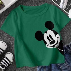 FIONAA TRENDZ Kids Green Tshirts