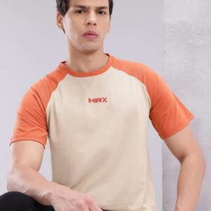 HRX by Hrithik Roshan Contrast Sleeves Lifestyle T