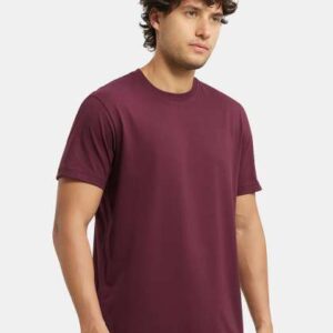Jockey Combed Cotton Rich Round Neck Half Sleeve T