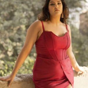 Lea Clothing Co Silk Corset Bodycon Dress