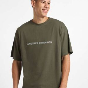 NOBERO Men Oversized Graphic Printed Cotton Tshirt