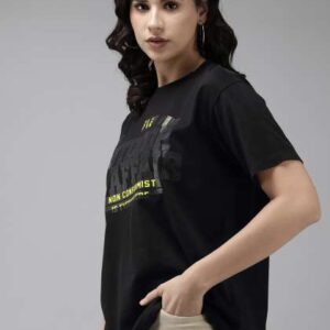 Roadster Women Typography Printed Bio Finish Cotto