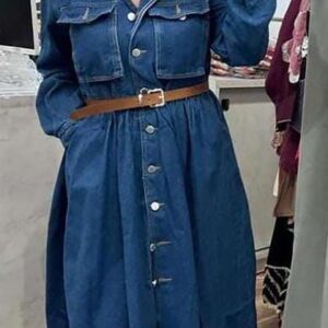 TIARA WORLD Denim ALine Dress