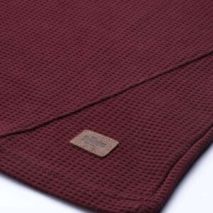 The Roadster Lifestyle Co Men Burgundy  Waffle Tex