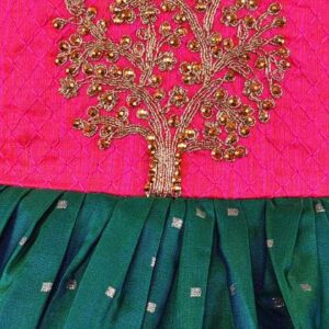 Wish Karo Green Satin Dress